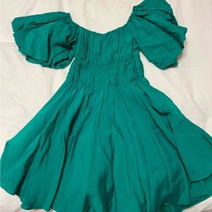 Green Princess Polly Mini Dress